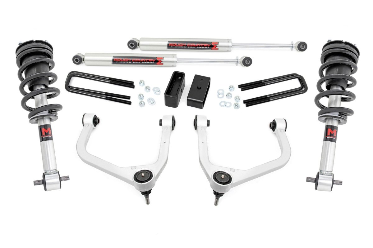 GMC Sierra 1500 Suspension Lift Kit - Rough Country - 3.5 Inch Lift Kit - '19-'24